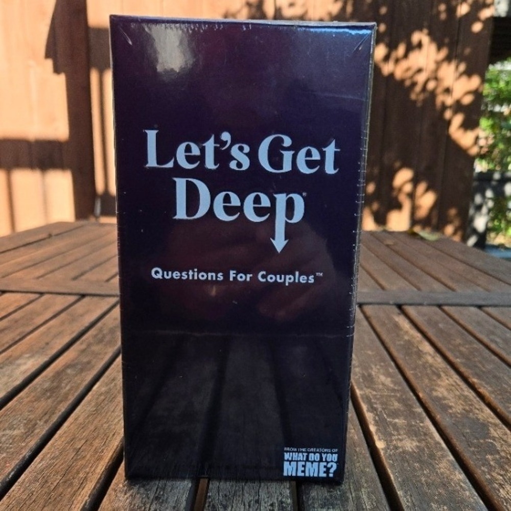 Let's Get Deep: Questions For Couples Card Game – What Do You Meme?